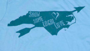 Show Some Local Love Blue Shirt