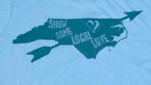 Show Some Local Love Blue Shirt