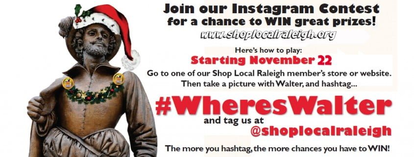 Where's Walter Instagram Contest rules, hashtag and tagging rules.
