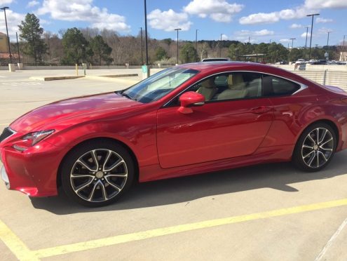 Riding in luxury while spreading the love of local- with a 2017 Lexus RC350 2-Door Coupe 1 Lexus RC350