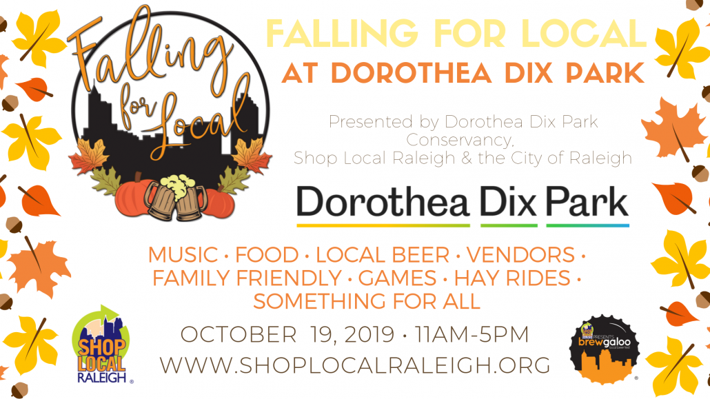 Falling For Local At Dorothea Dix Park Shop Local Raleigh