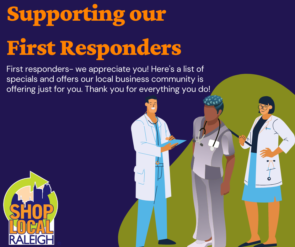 Specials and discounts for First Responders