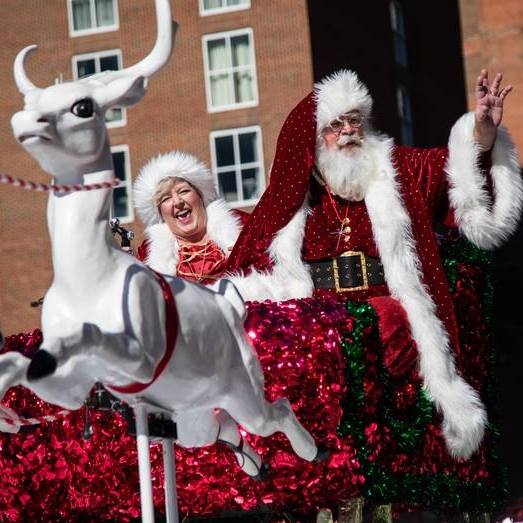 Raleigh Christmas Parade Santa Claus