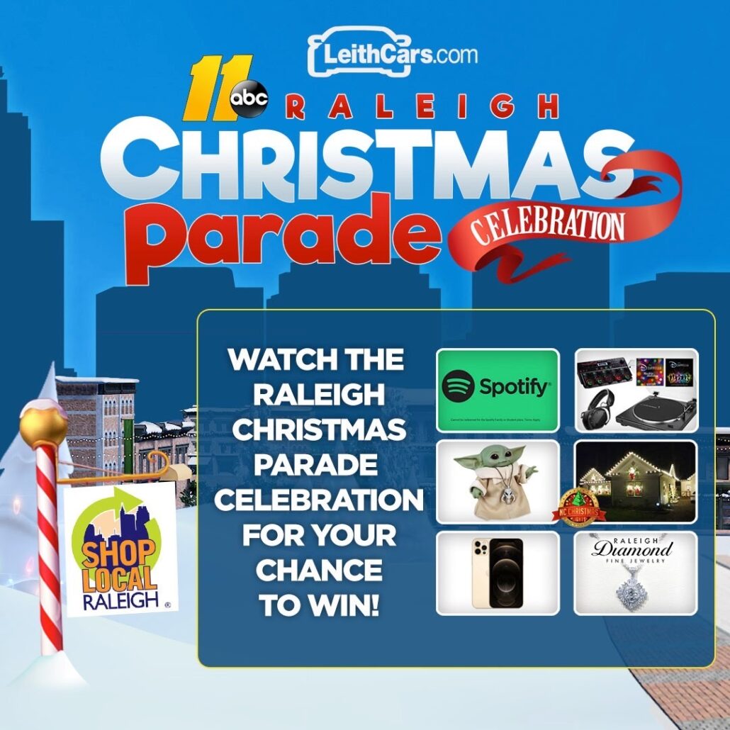2020 Raleigh Christmas Parade Secret Santa Prizes