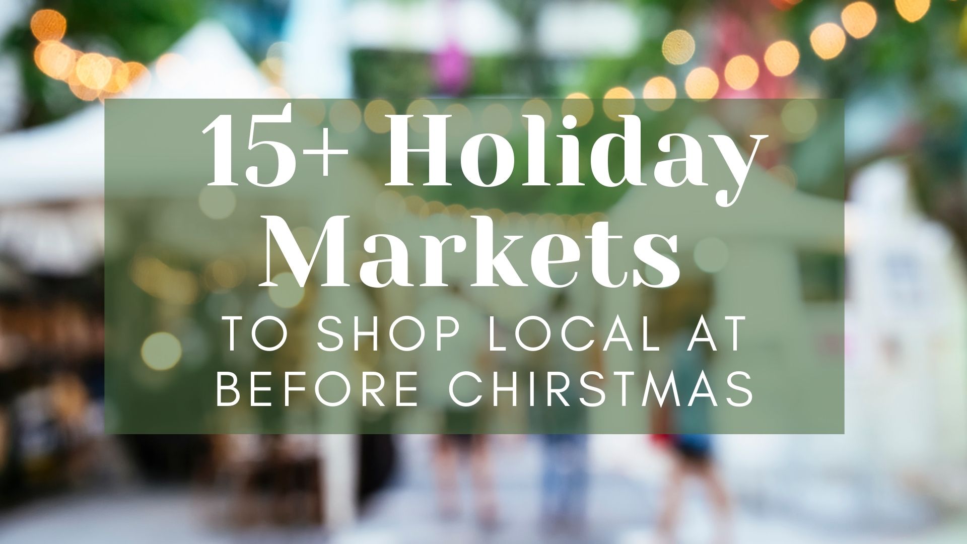 15+ Holiday Popup Markets in Raleigh & the Triangle - Shop Local Raleigh