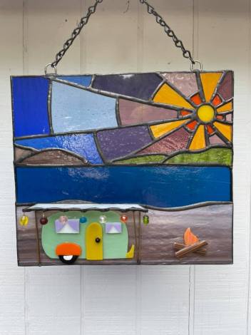 She Shed Stained Glass