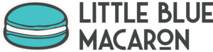 Little Blue Macaron Logo 300x74