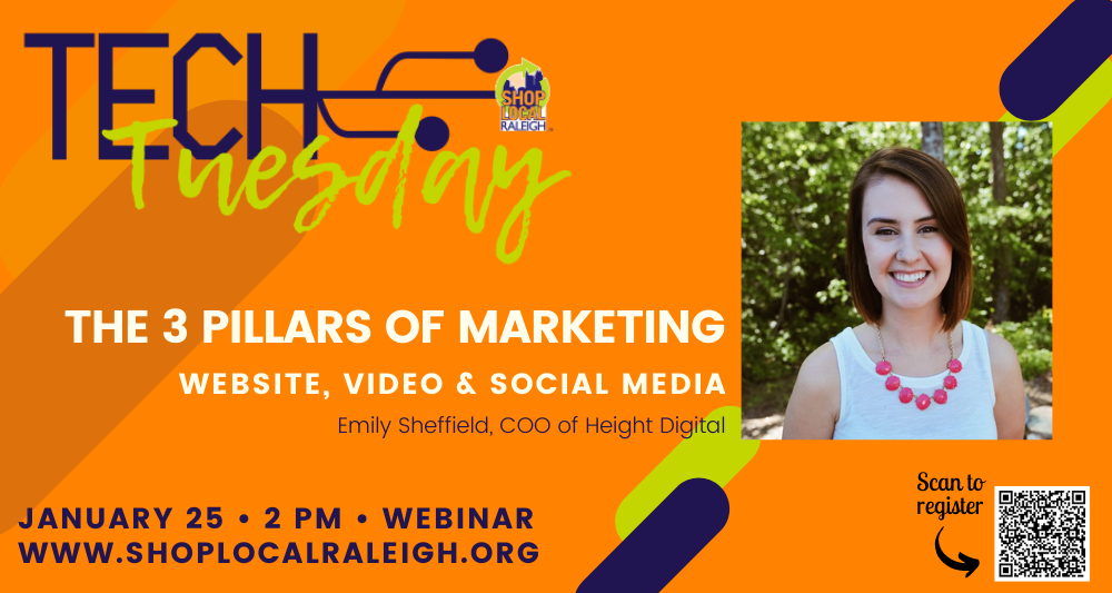 January Tech Tuesday - 3 Pillars of Marketing