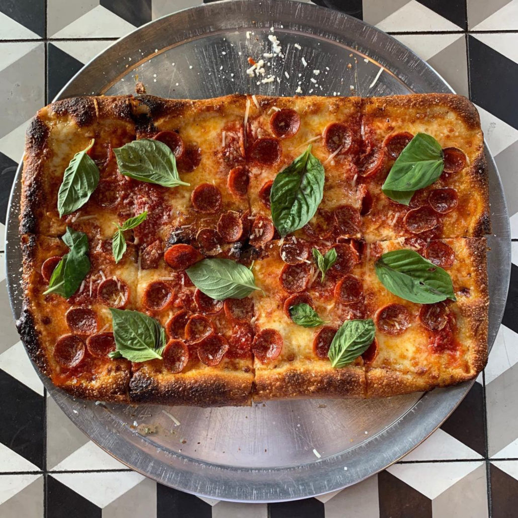 Oakwood Pizza Box Square Pie