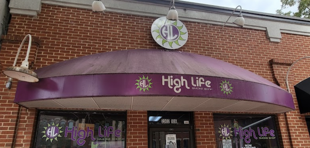 High Life Smoke Shop Storefront