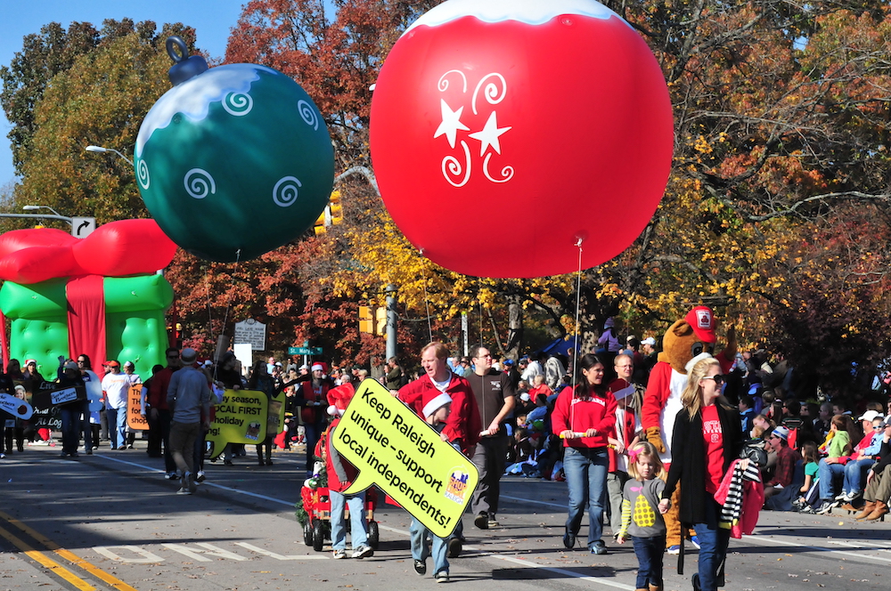Shop Local Raleigh Entry Raleigh Christmas Parade resized