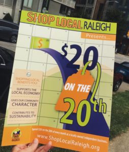 $20 on the 20th poster