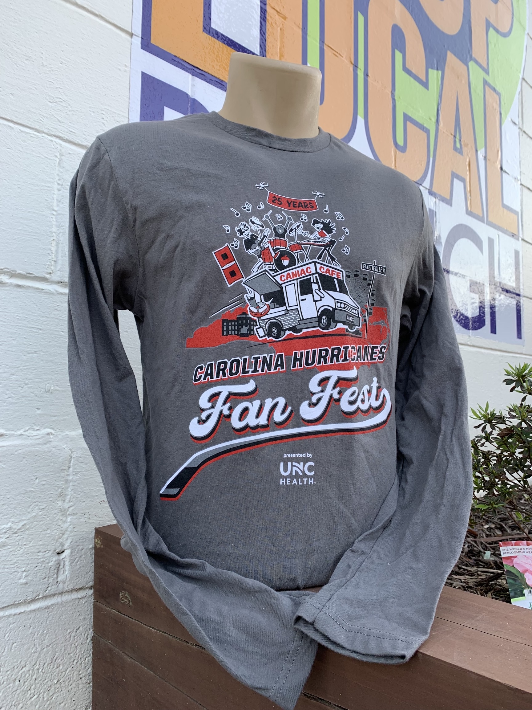 Carolina Hurricanes Fan Fest - Full Logo Long Sleeve T-Shirt 1 Fan Fest Long Sleeve