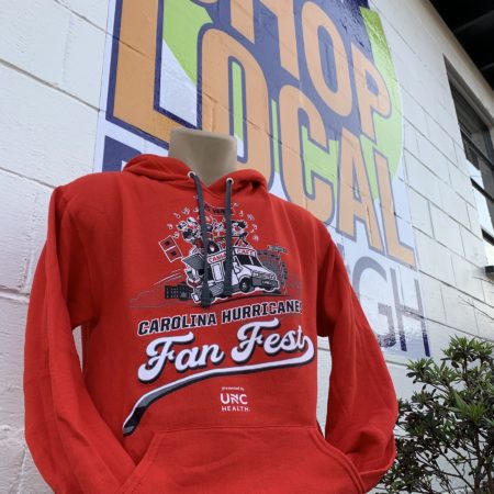 Carolina Hurricanes Fan Fest - Red Hoodie With Full Fan Fest Logo