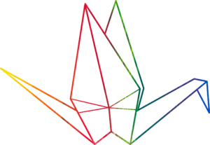 origami styling logo multi color 300x207