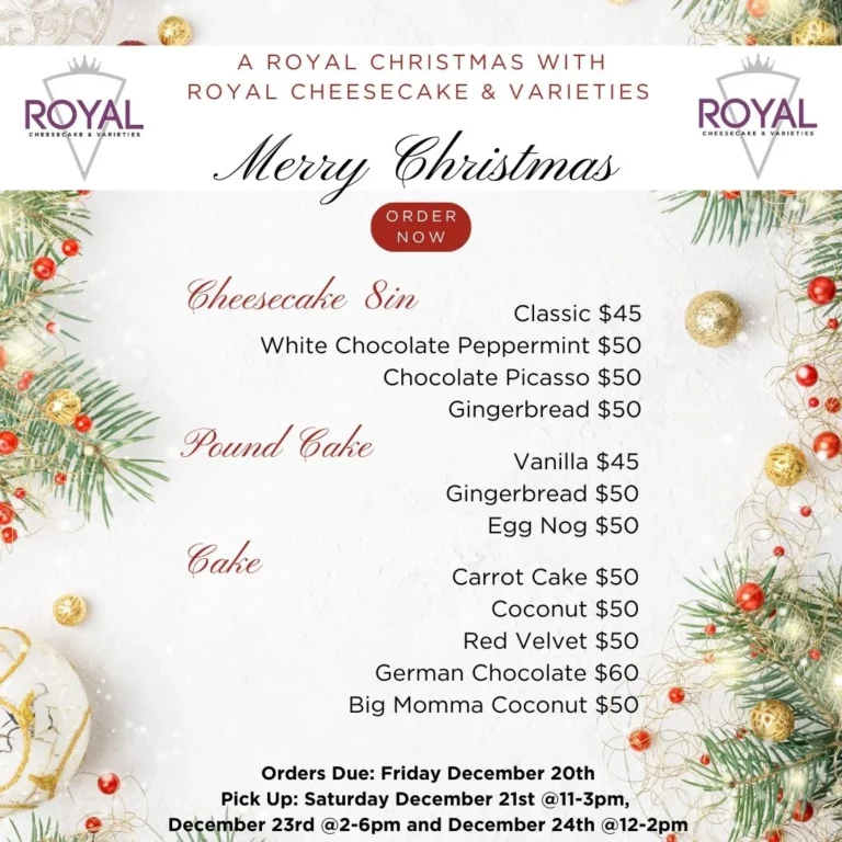 Royal Cheesecake Christmas