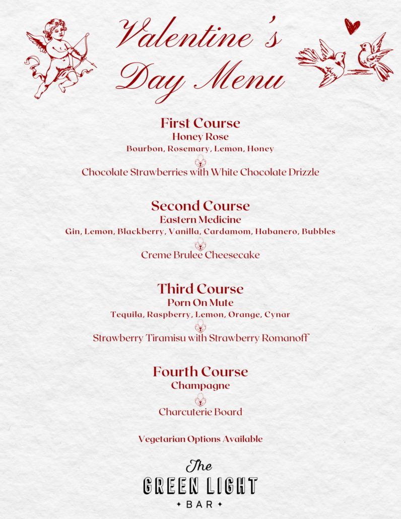 GL Vday Menu 2025