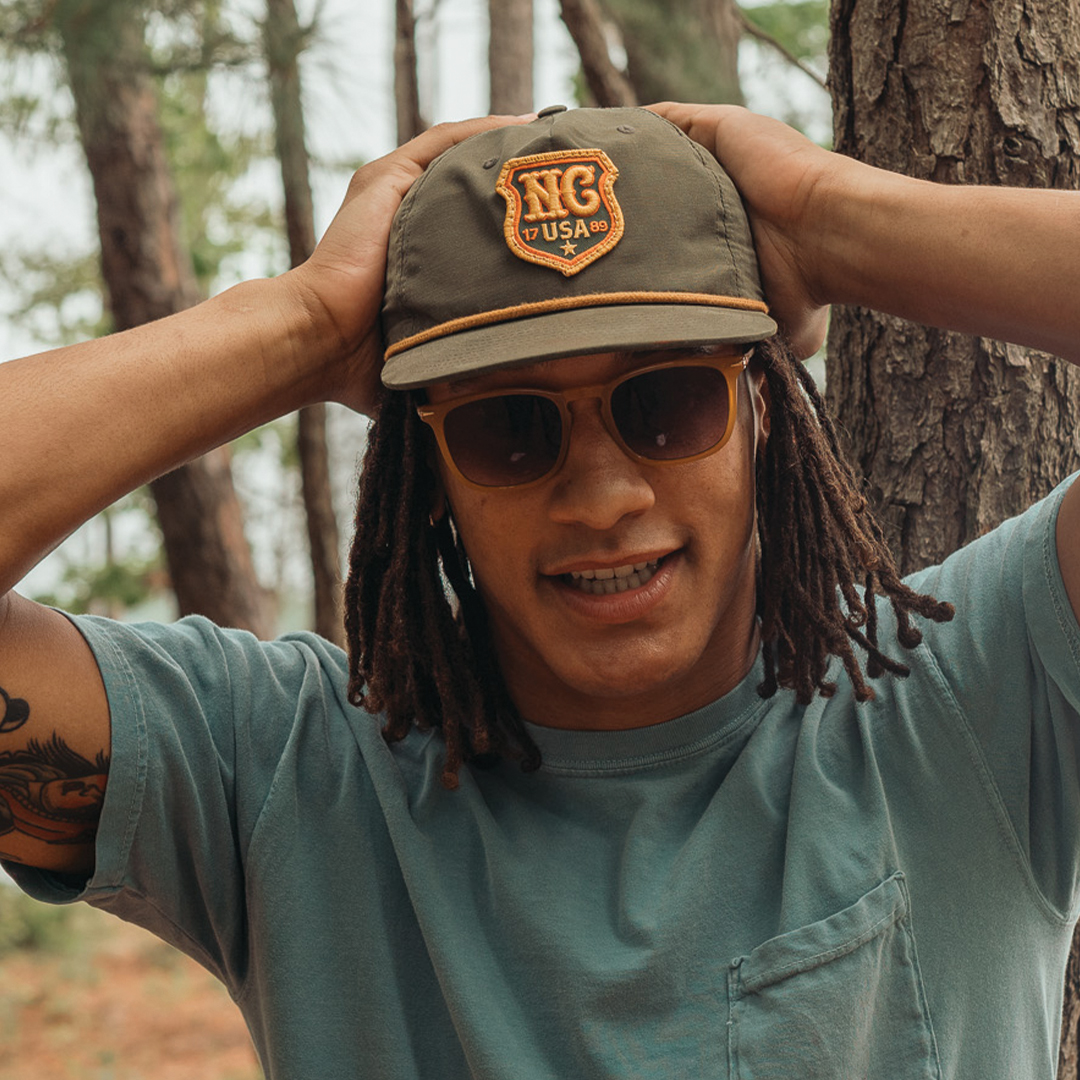 Gramps Hat with Fabric Patch