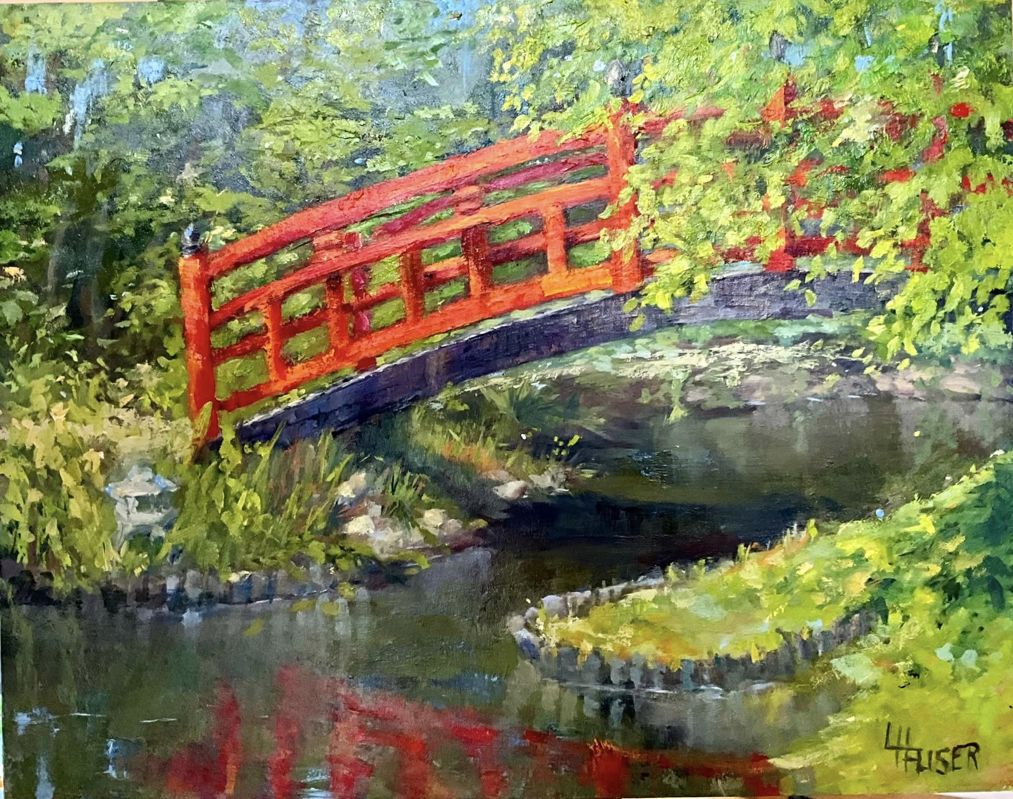 Arched bridge Linda Hauser