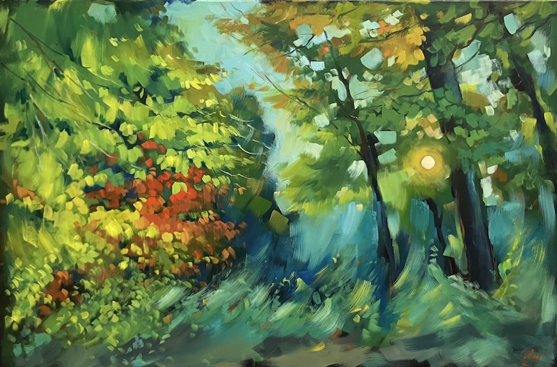 Autumn Eno River by Galina Stockstill S