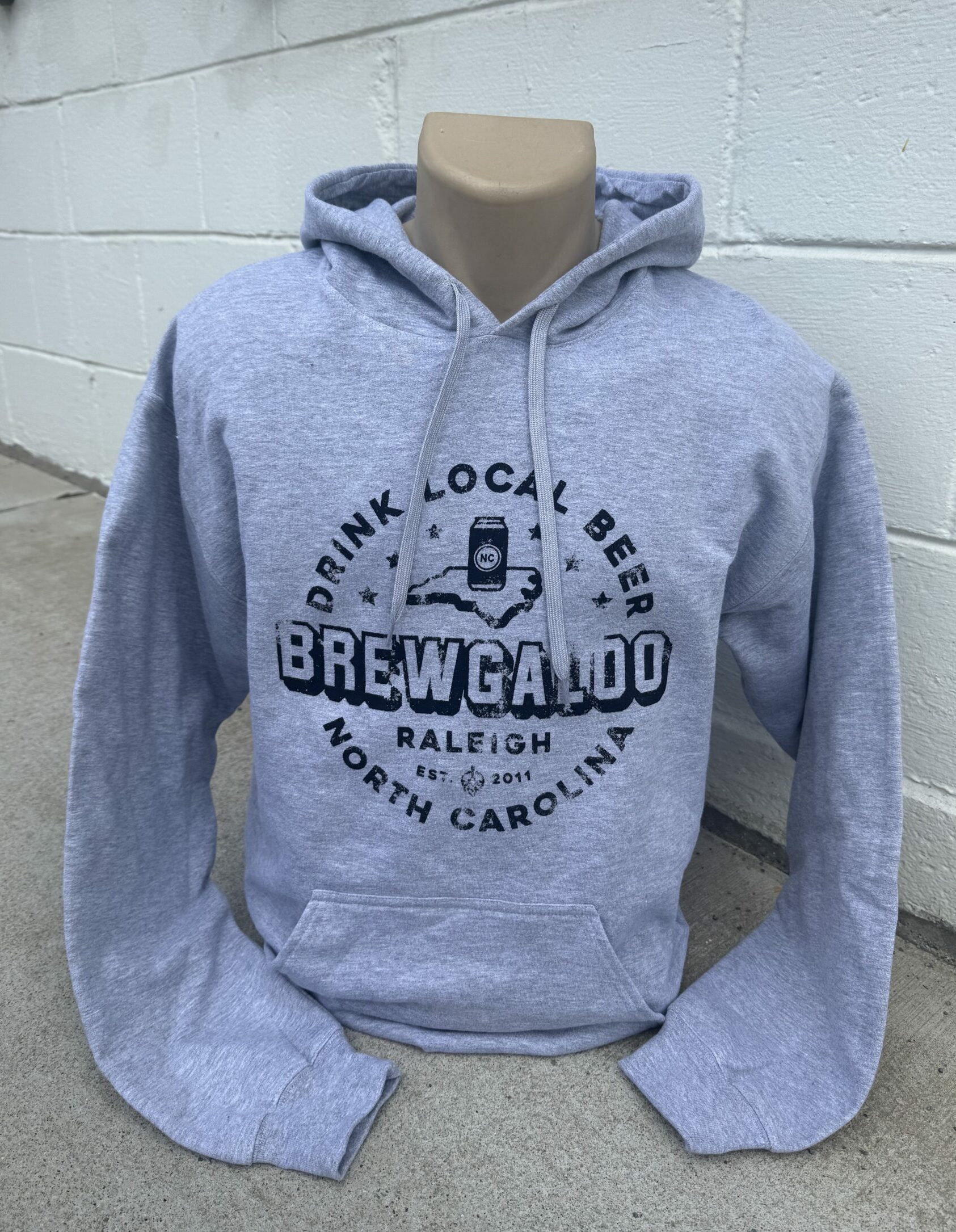 Brewgaloo Grey Sweatshirt 1 Grey Brewgaloo Hoodie
