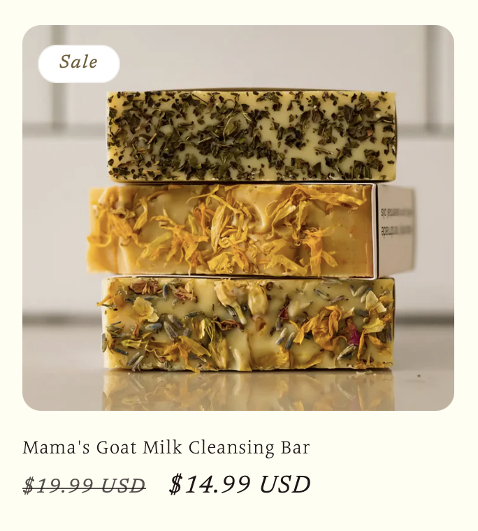 Goat Milk Soap Bar