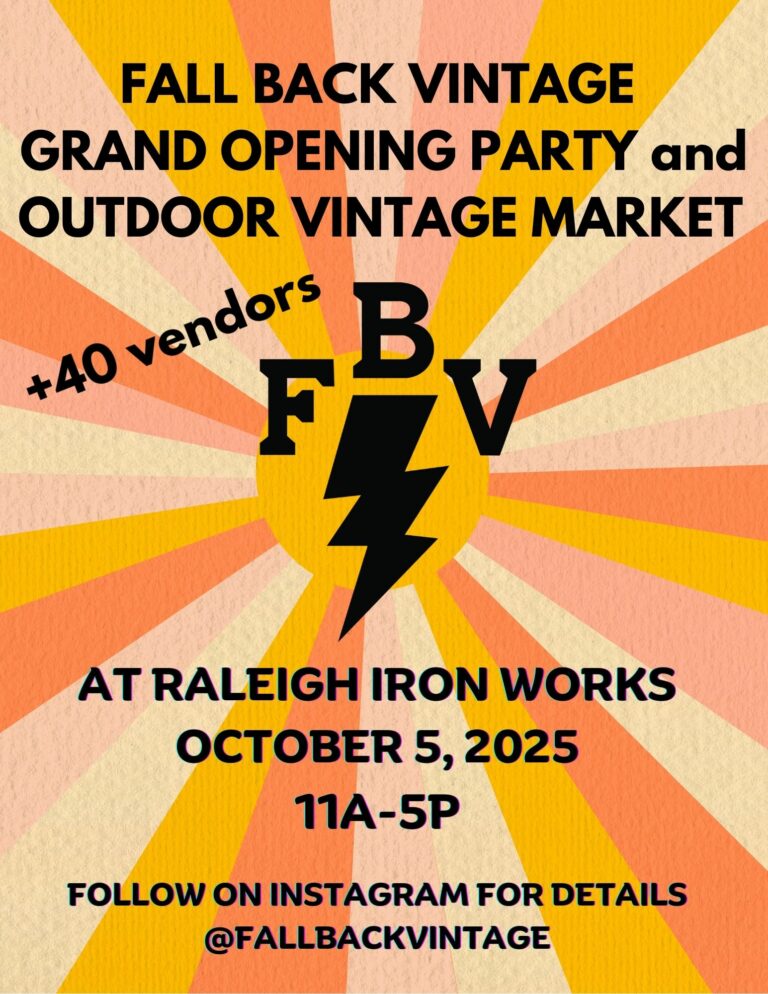 Fall Back Vintage Market Flyer 768x994