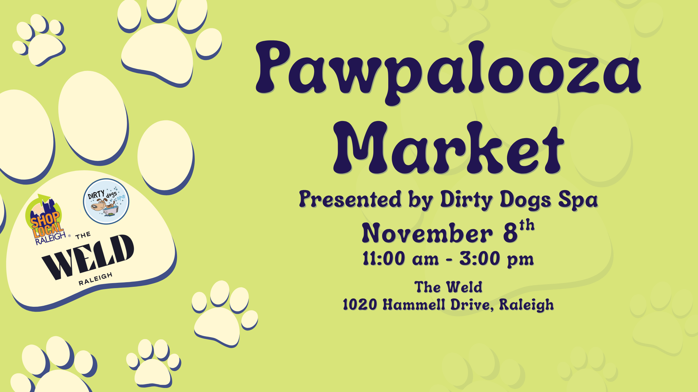 4th Friday Connections- A Place at the Table 2 Pawpalooza Banner Dirty Dogs Spa 1