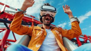 VR Rollercoater Orange