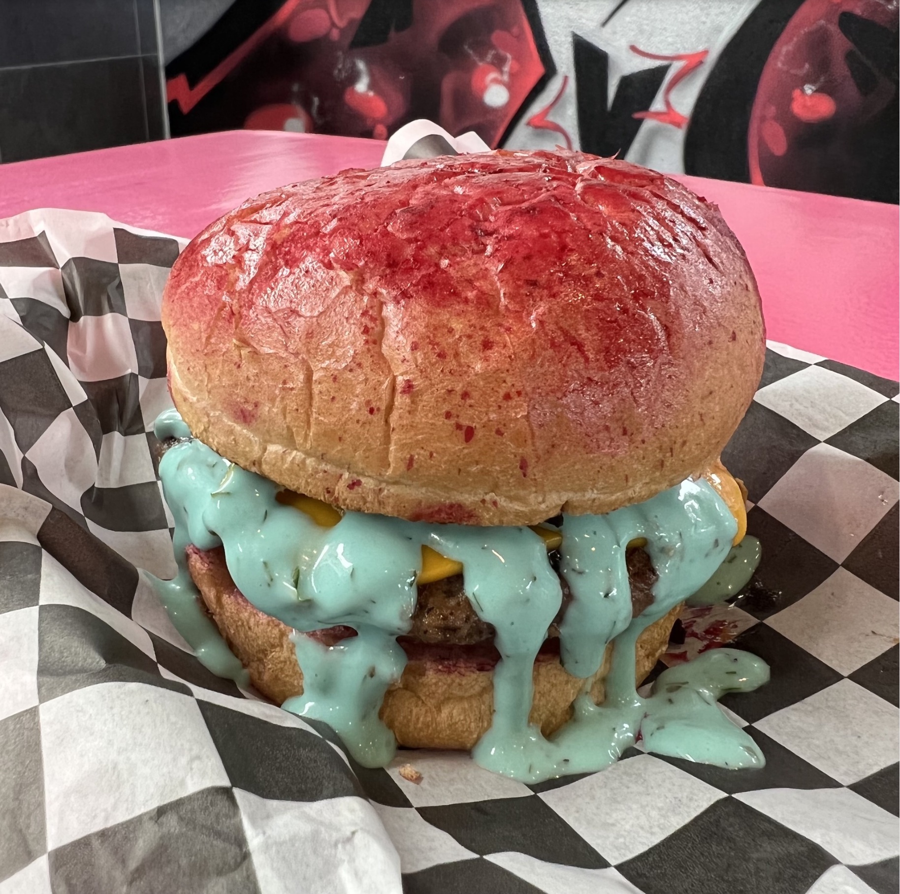 Dirty V Blue Burger