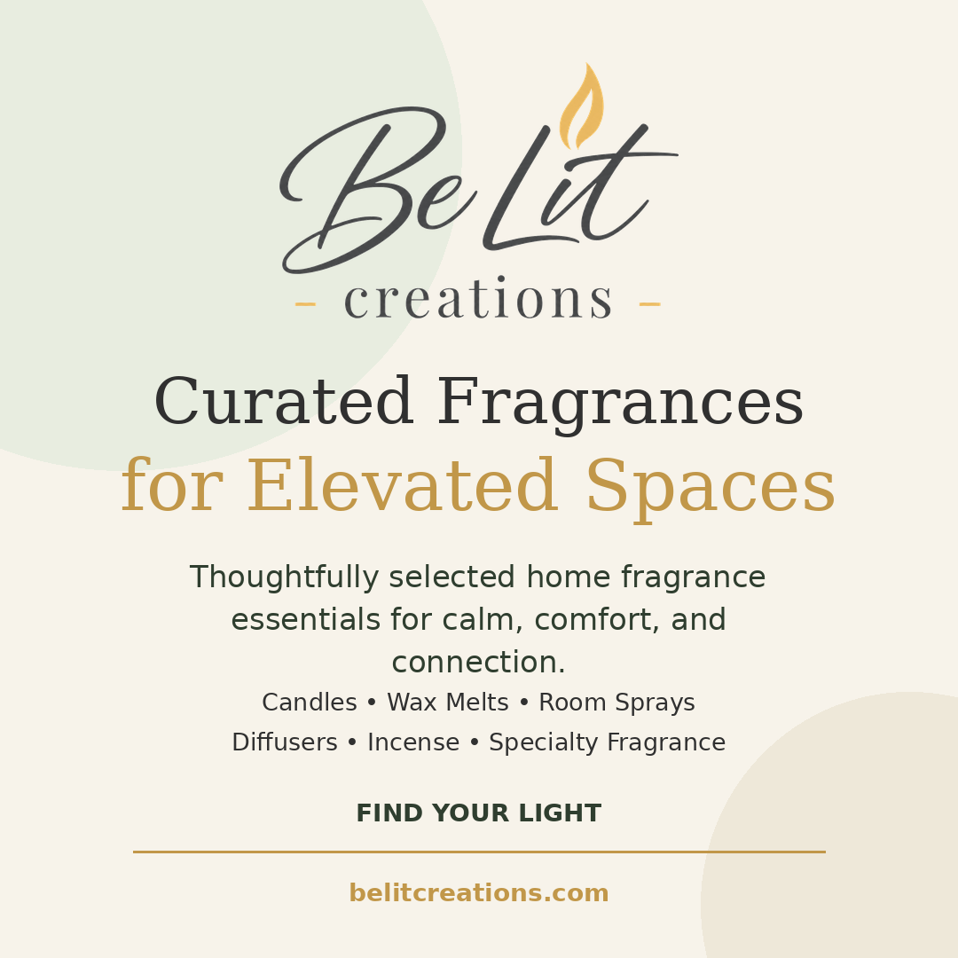 be lit promotional graphic square v2