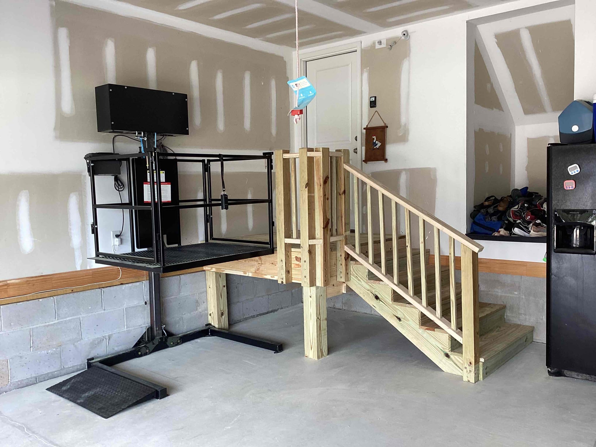 32615191 Youngsville NC wheelchair lift after install