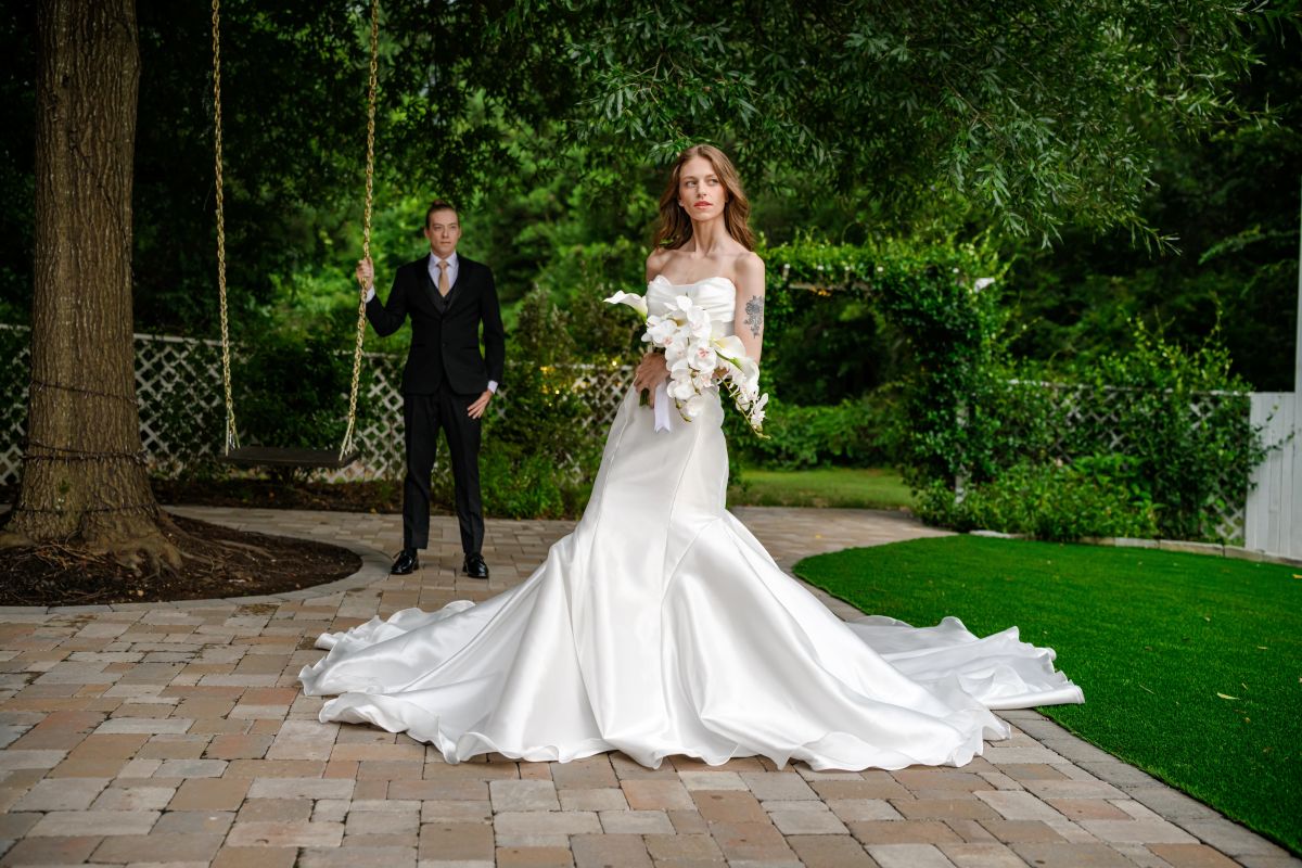 outdoor wedding reception raleigh