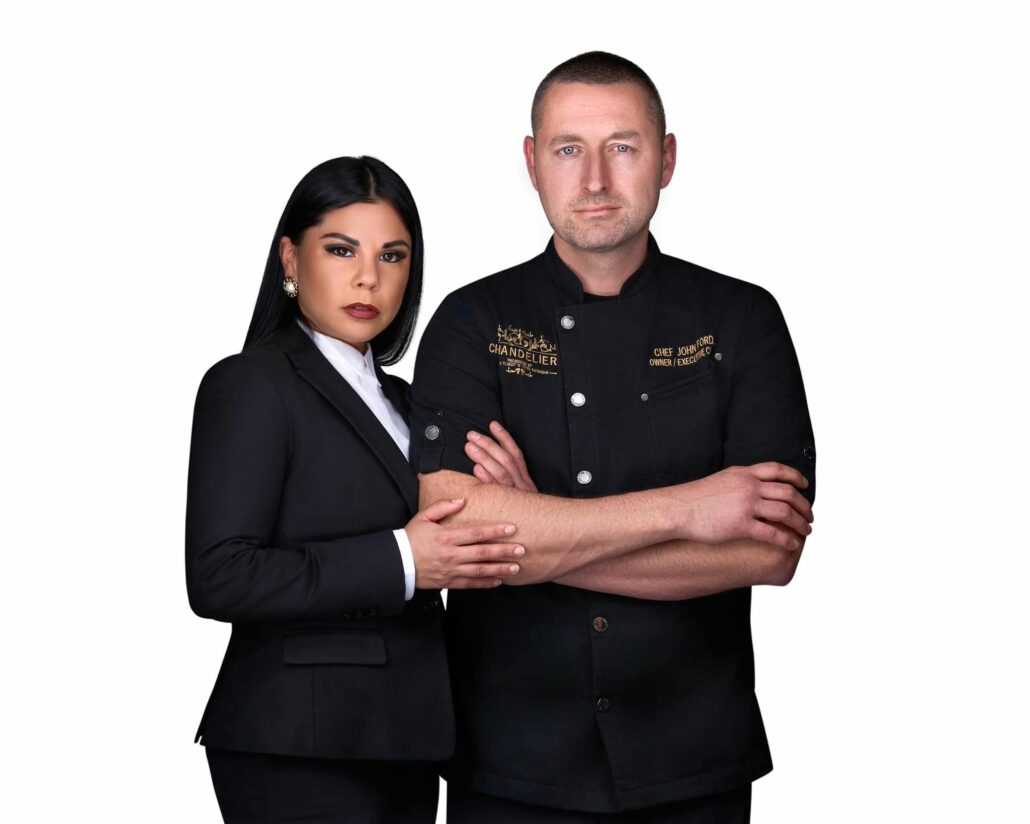 Chandelier Event Venue Owners