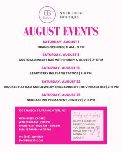 August Events