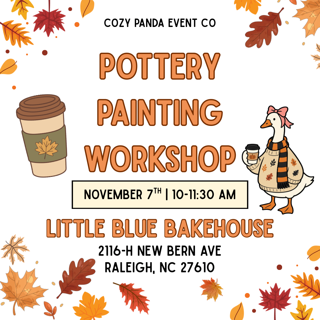 Pottery Painting with Cozy Panda — Arts & culture in Pottery Painting with Cozy Panda · Raleigh, NC