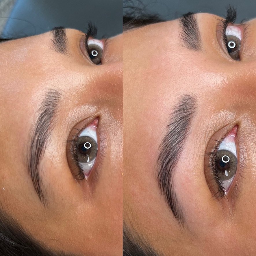 Brow Lamination and and Tint