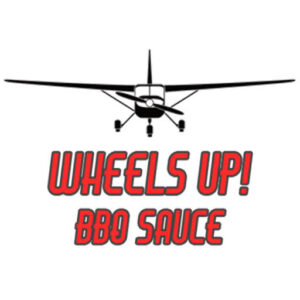 Wheels up BBQ sauce logo slr page 300x300